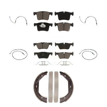 Kit de capteur d'usure des plaquettes de frein en céramique avant et arrière (7 pièces) pour BMW 320i xDrive 328d 2.0