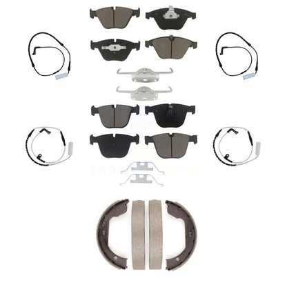 Kit de capteur d'usure des plaquettes de frein en céramique avant et arrière (7 pièces) pour BMW 750i 750Li 745i 745L