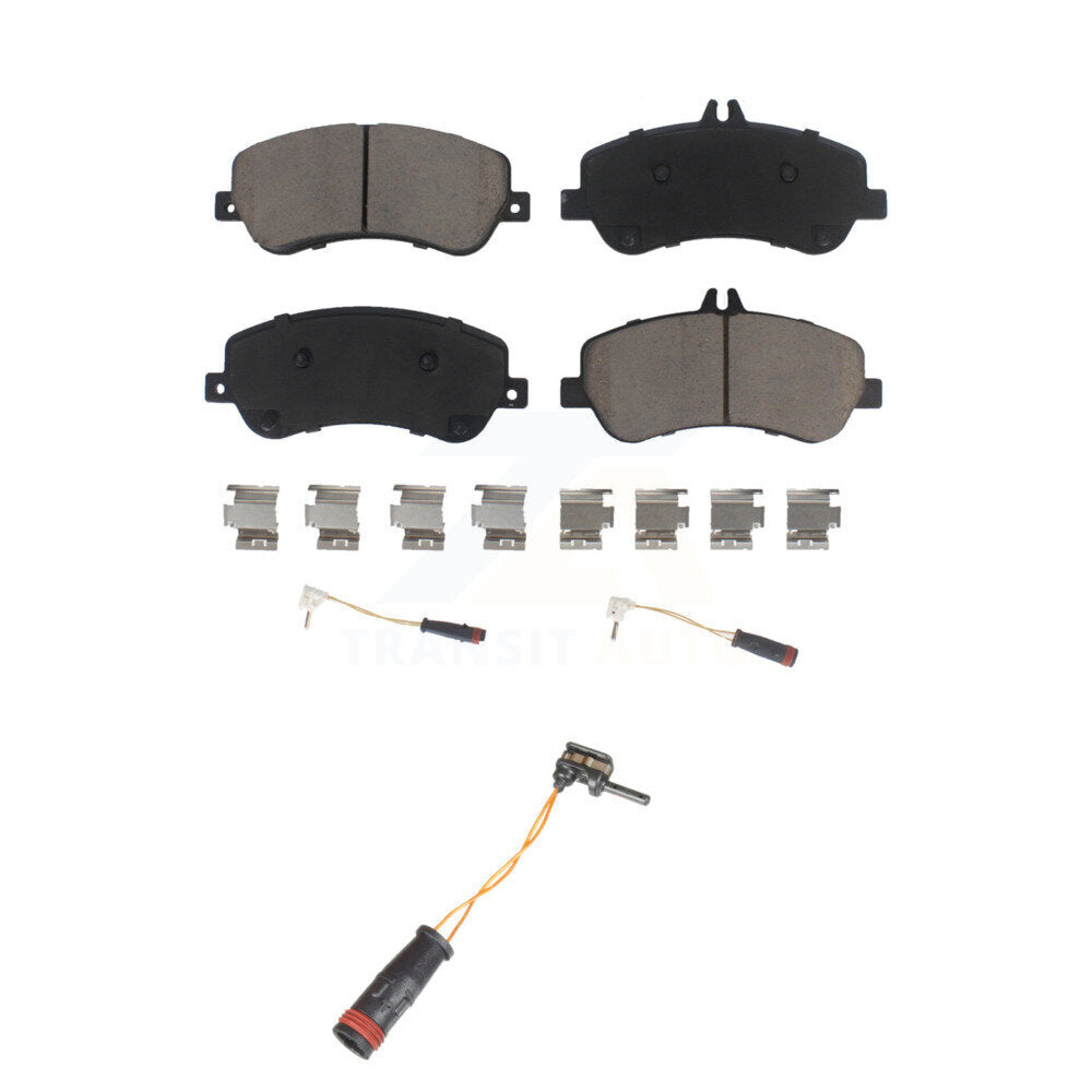 Plaquettes de frein avant en céramique et Kit de capteur d'usure supplémentaire pour Mercedes-Benz GLK350 GLK25