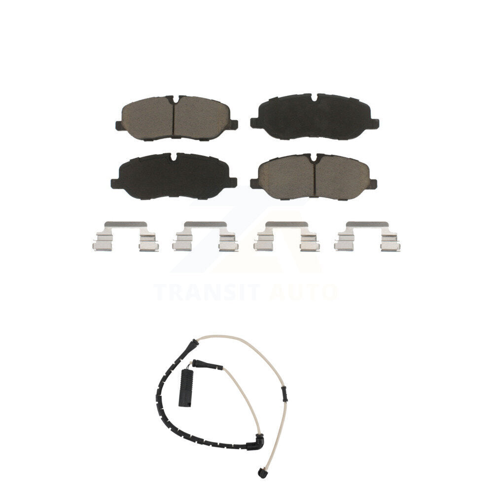 Kit de plaquettes de frein à disque en céramique avant et de capteurs d'usure pour Land Rover Range