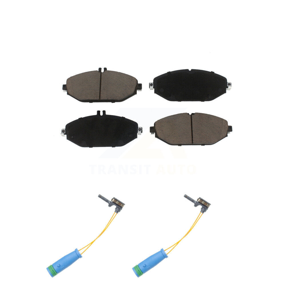 Kit de plaquettes de frein à disque avant en céramique et de capteurs d'usure, pour Mercedes-Benz C300