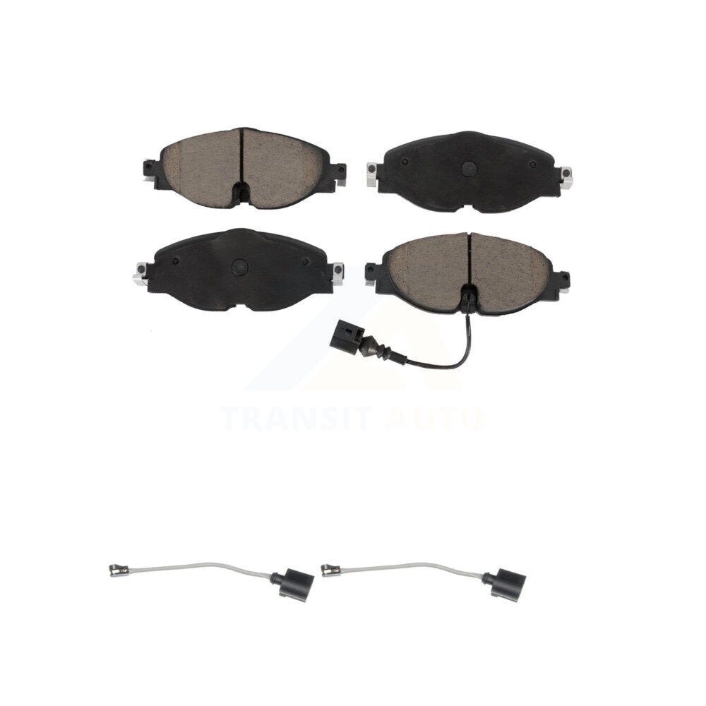 Kit de paire de capteurs d'usure supplémentaires, plaquettes de frein avant en céramique, pour Volkswagen Jetta Golf GT