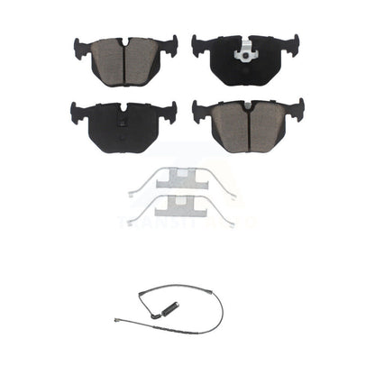 Kit de plaquettes de frein à disque en céramique arrière et de capteurs d'usure pour BMW X5 2000 – 2006