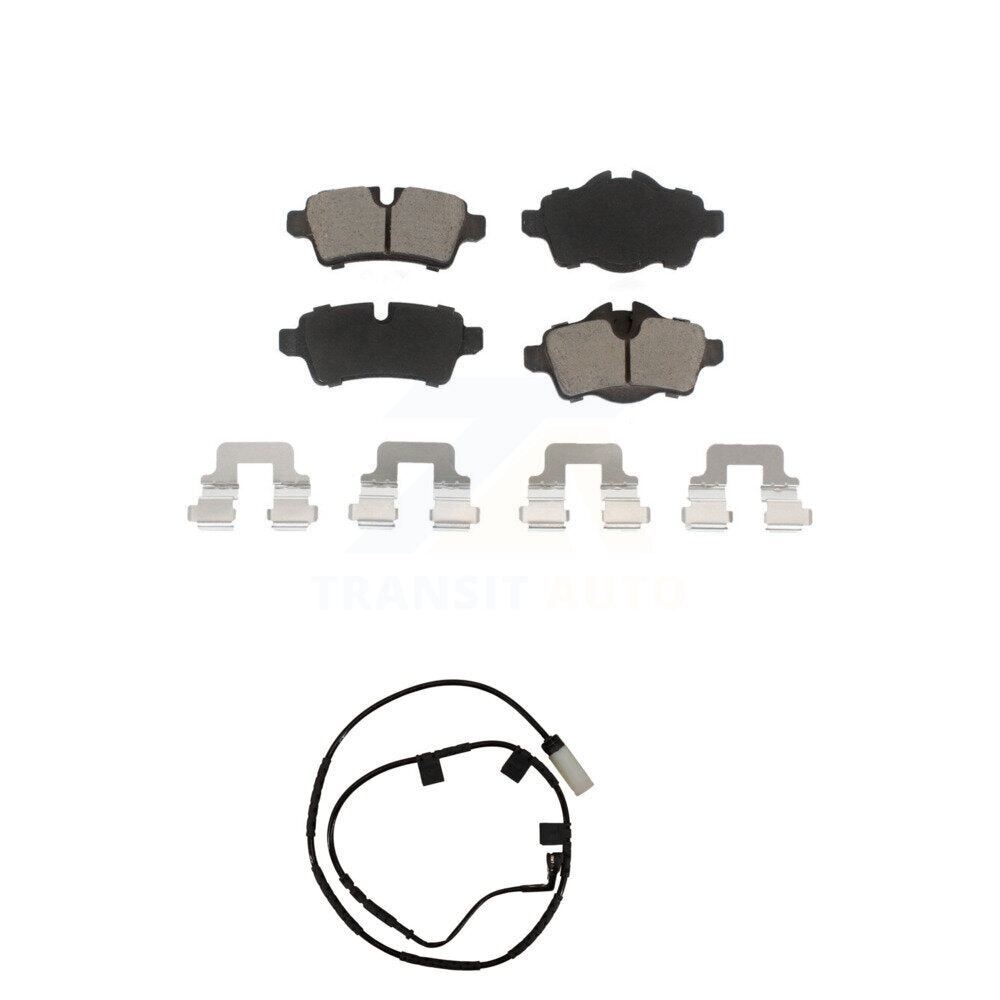 Kit de plaquettes de frein à disque en céramique arrière et de capteurs d'usure pour Mini Cooper KCW-100772
