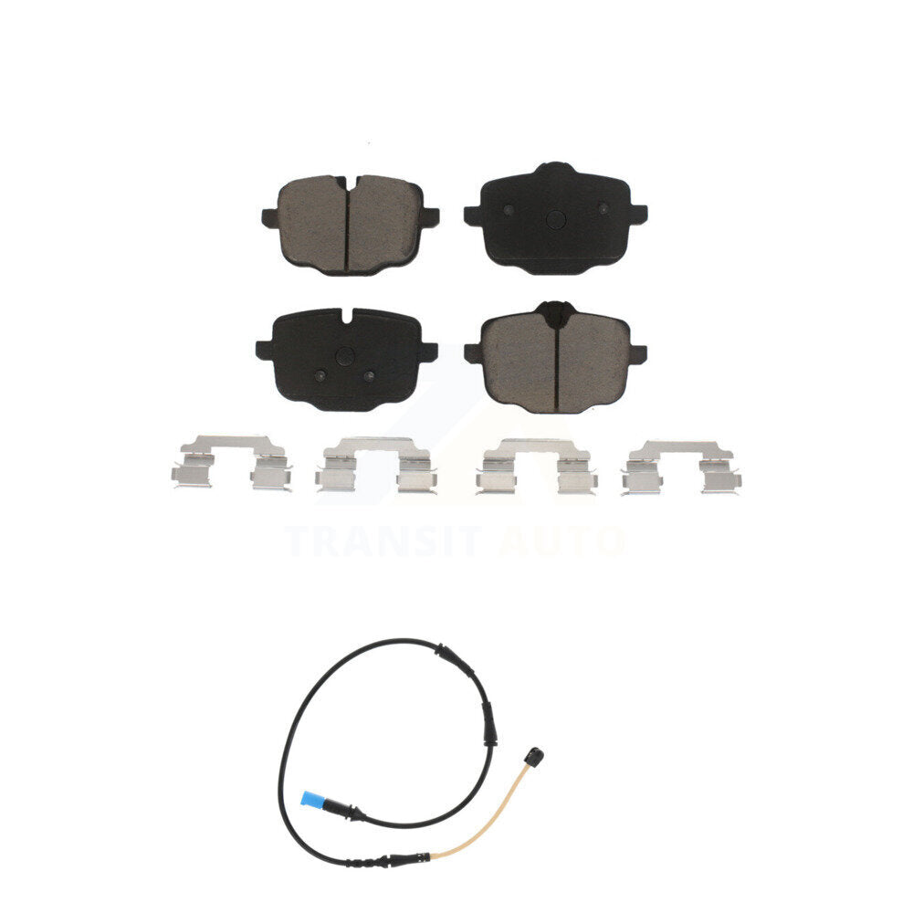 Kit de plaquettes de frein à disque en céramique arrière et de capteurs d'usure pour BMW X4 KCW-100792