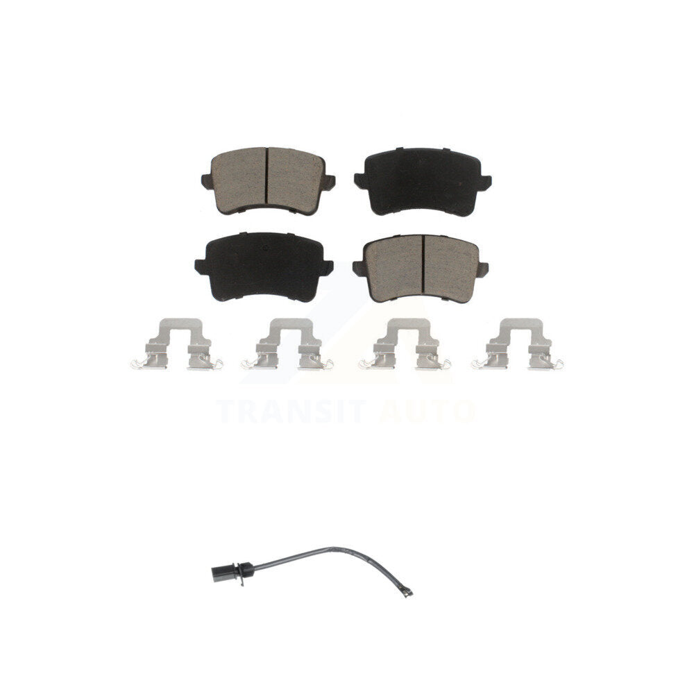 Kit de plaquettes de frein à disque en céramique arrière et de capteurs d'usure pour Audi Q5 2015 KCW-100801