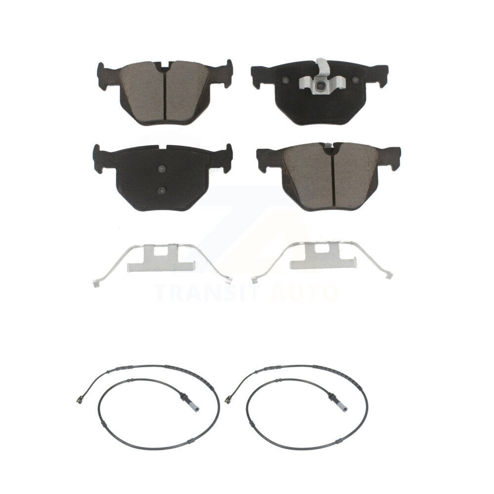 Kit de plaquettes de frein à disque en céramique arrière et capteurs d'usure pour BMW 335i xDrive KCW-10093