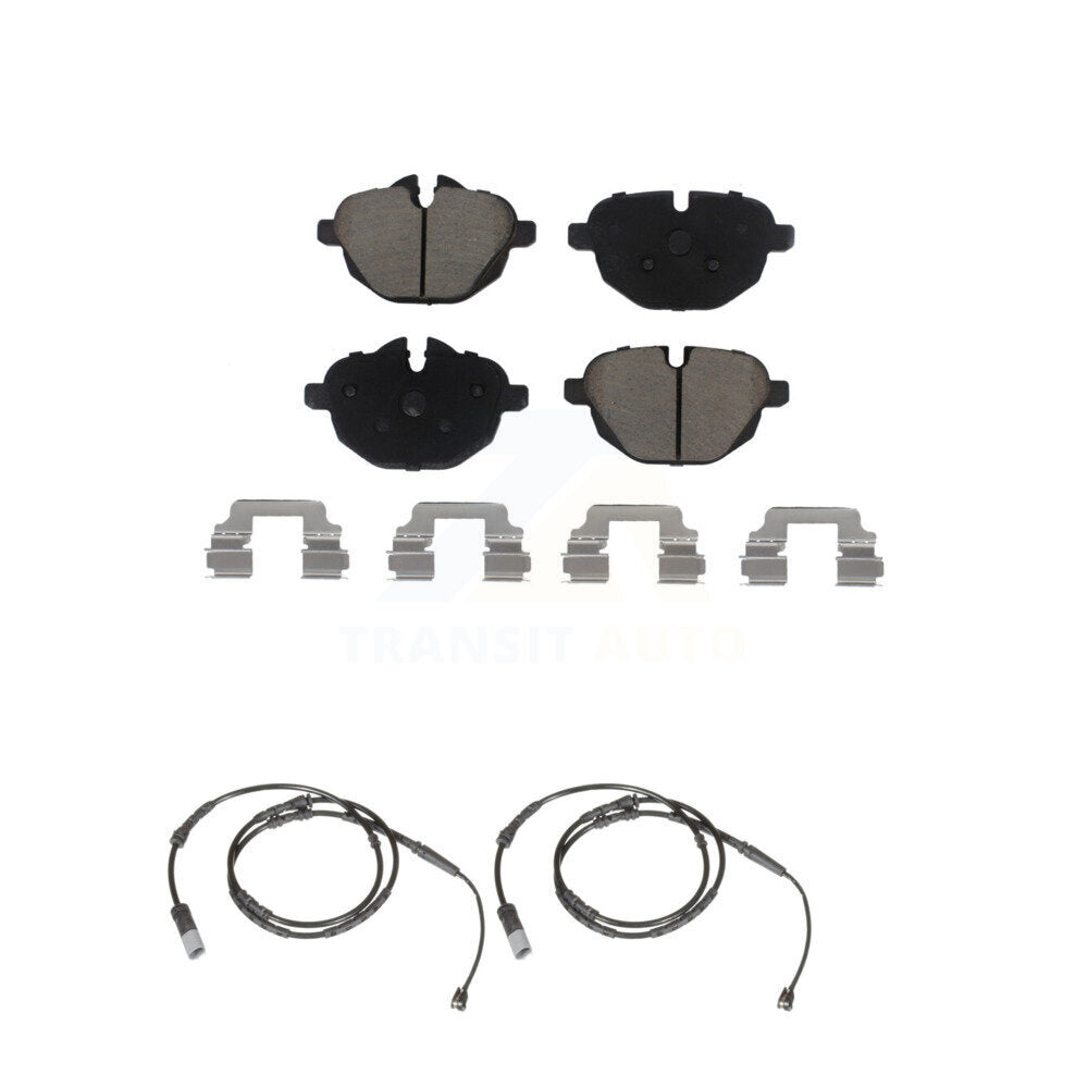Kit de plaquettes de frein à disque en céramique arrière et de capteurs d'usure pour BMW X3 X4 KCW-100948