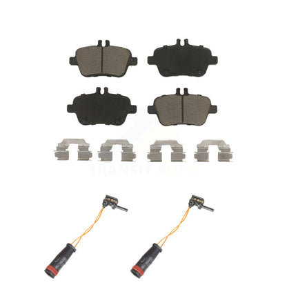 Kit de plaquettes de frein à disque en céramique arrière et de capteurs d'usure pour Mercedes-Benz SLK350