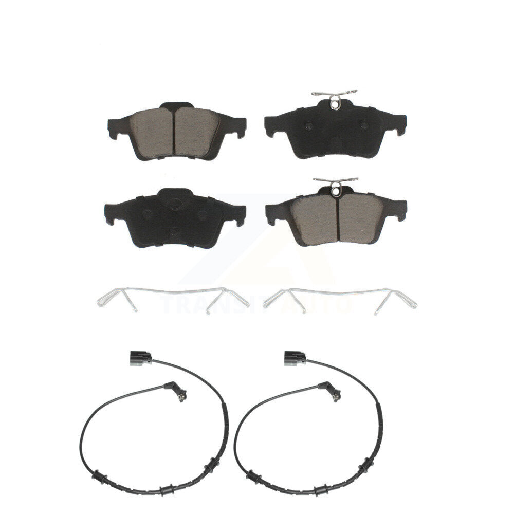Kit de plaquettes de frein à disque arrière en céramique et capteurs d'usure, pour Jaguar XF XJ XK XKR