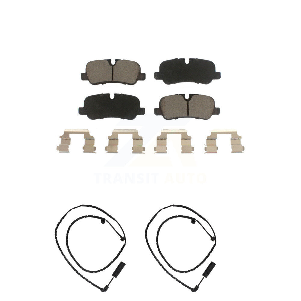 Kit de plaquettes de frein à disque en céramique arrière et de capteurs d'usure pour Land Rover Range