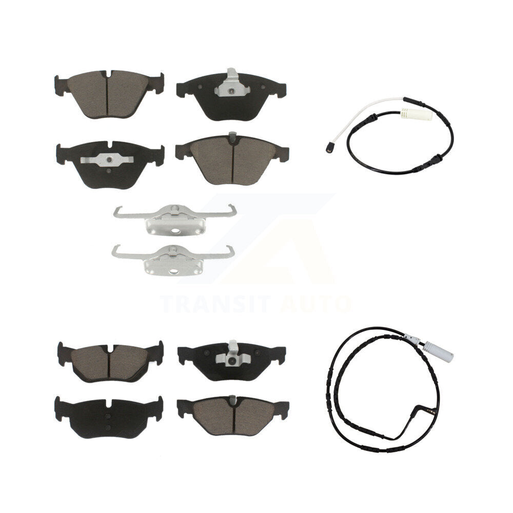 Kit de plaquettes de frein à disque en céramique et de capteurs d'usure avant et arrière, pour BMW 328i 3.0L 2011