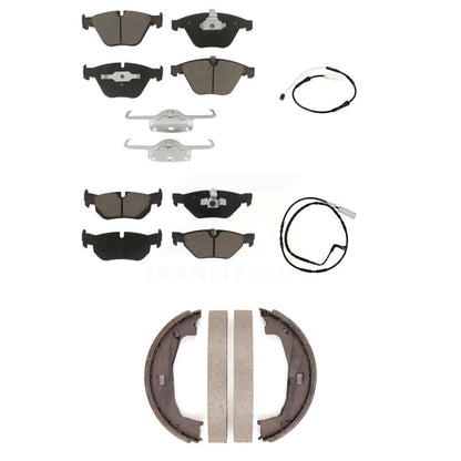 Kit de plaquettes de frein à disque en céramique et capteurs d'usure avant et arrière (5 pièces) pour BMW 328i