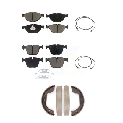 Kit de capteurs d'usure de plaquettes de frein en céramique avant et arrière (5 pièces) pour moteur à gaz BMW 750i 2012