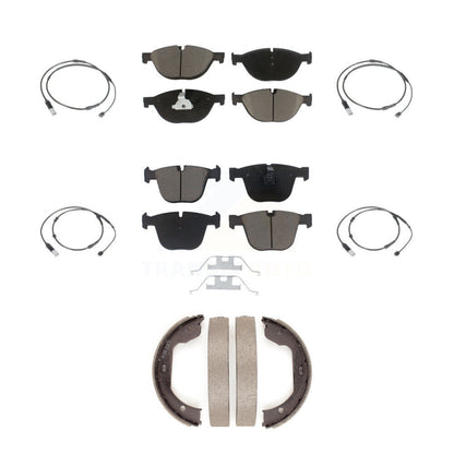 Kit de capteurs d'usure de plaquettes de frein en céramique avant et arrière (7 pièces) pour moteur à gaz BMW 750i 2012
