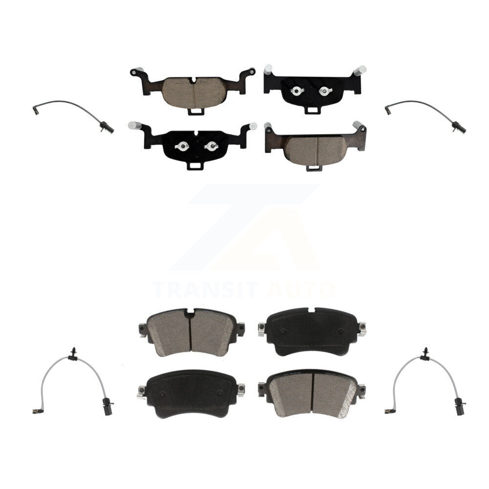 Kit de plaquettes de frein à disque en céramique et capteurs d'usure avant et arrière, pour Audi A6 Quattro 2.0