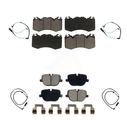 Kit de plaquettes de frein à disque en céramique et de capteurs d'usure avant et arrière, pour Land Rover Range