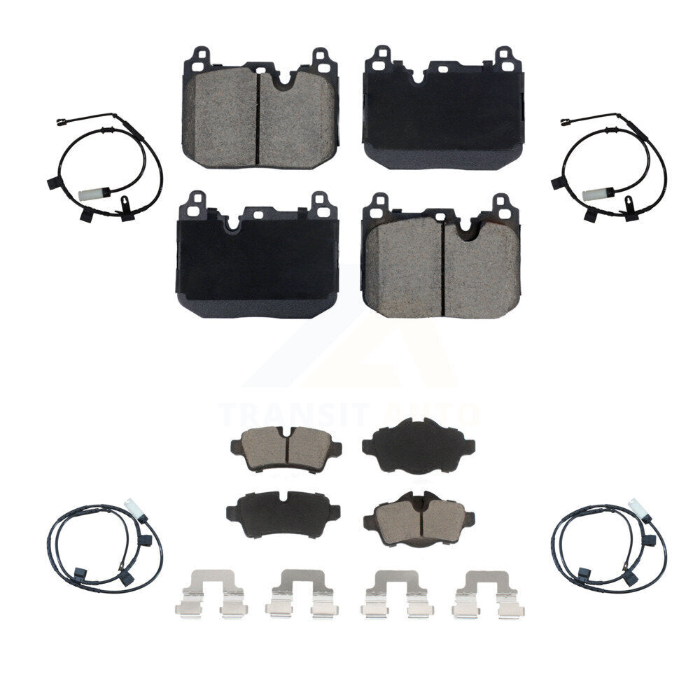 Kit de plaquettes de frein à disque en céramique avant et arrière et capteurs d'usure pour Mini Cooper