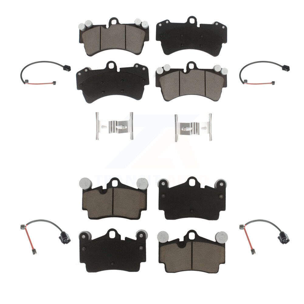 Kit de plaquettes de frein à disque en céramique et capteur d'usure, pour Audi Q7 Porsche Cayenn, avant et arrière