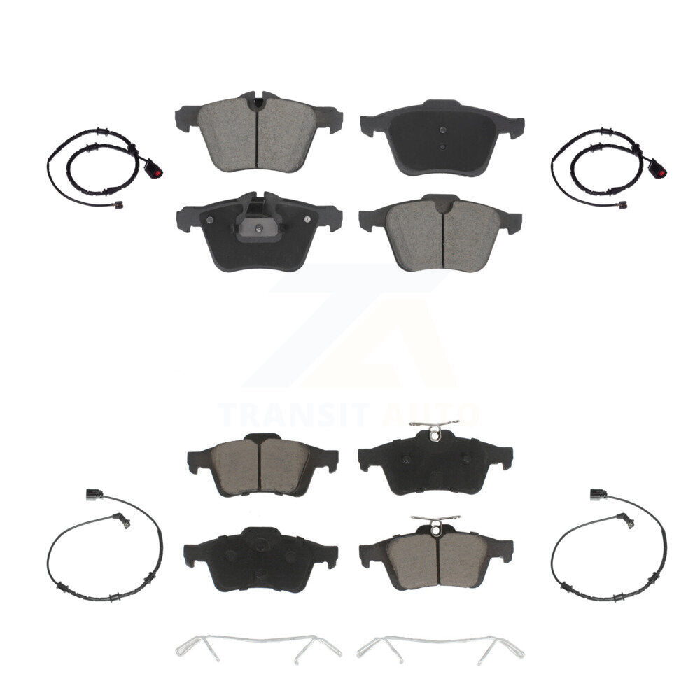 Kit de plaquettes de frein à disque en céramique et capteurs d'usure avant et arrière, pour Jaguar XJ KCW-10109