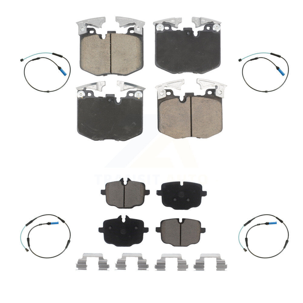 Kit de capteur d'usure de plaquettes de frein en céramique avant et arrière, pour BMW 530i xDrive 530e 740e 740