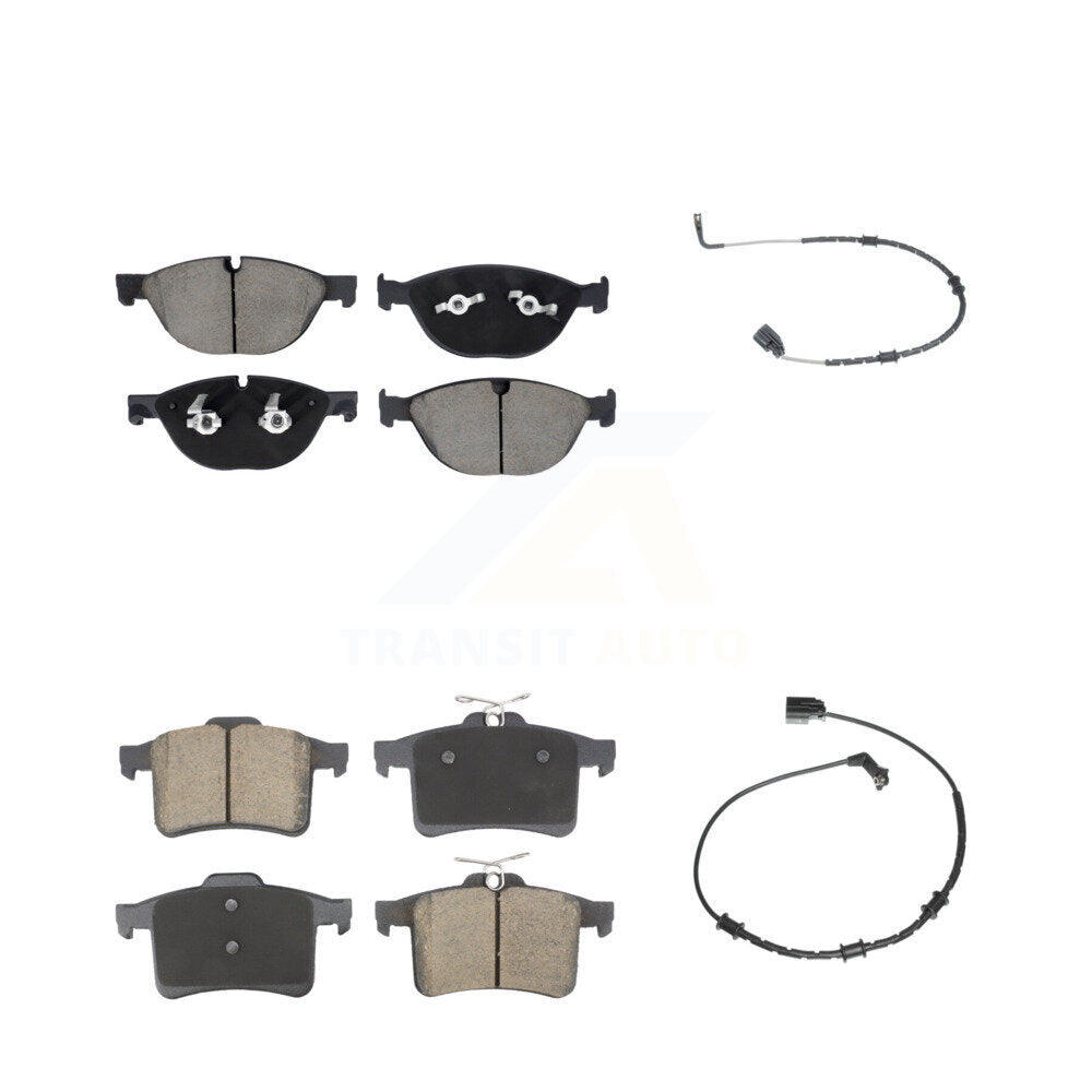 Kit de capteur d'usure de plaquettes de frein en céramique avant et arrière, pour Jaguar XF XJ XFR XKR XJR XFR-