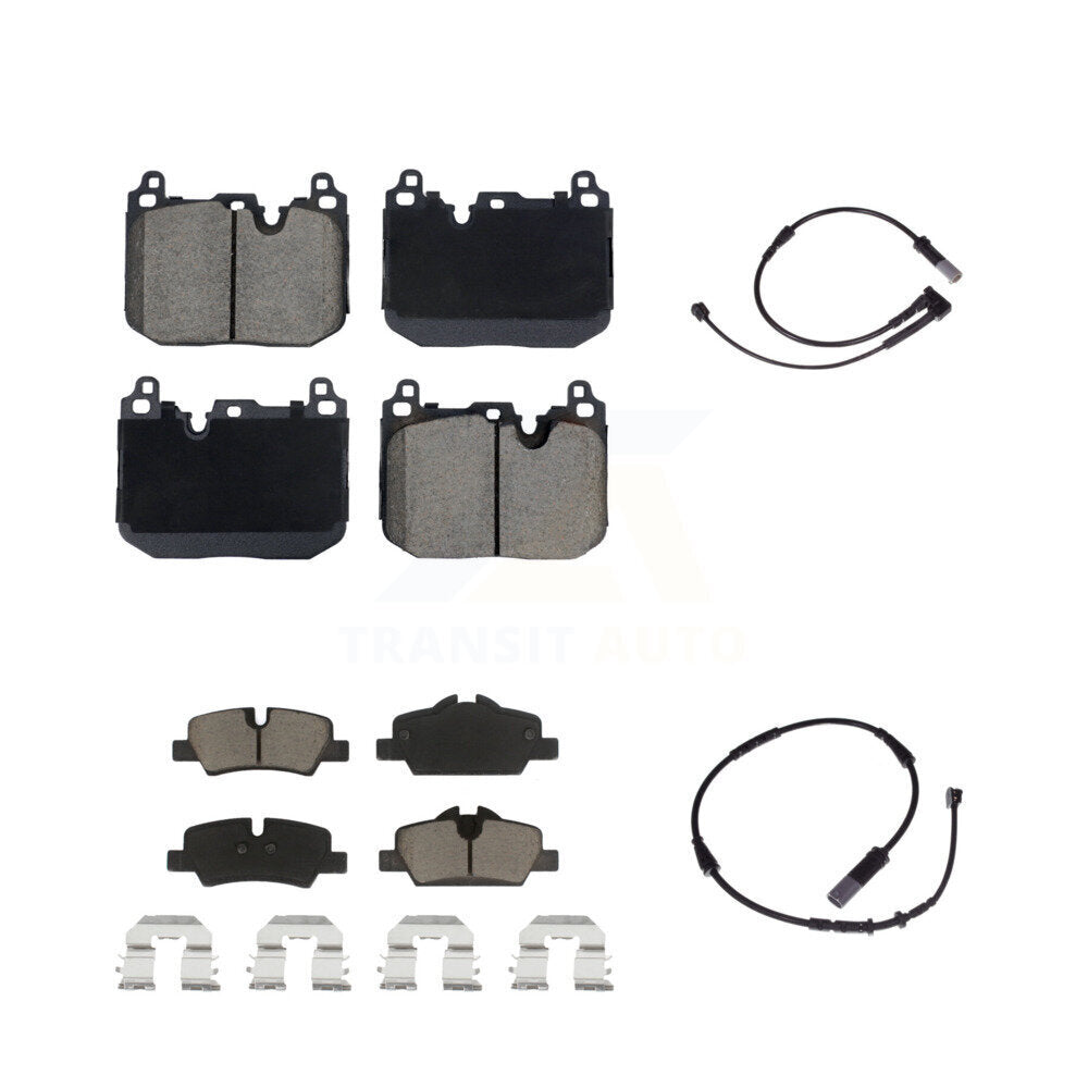 Kit de plaquettes de frein à disque en céramique avant et arrière et capteurs d'usure pour Mini Cooper