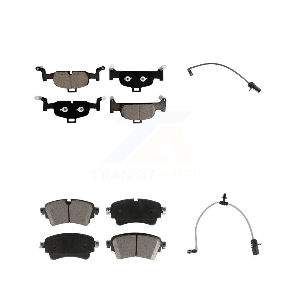 Kit de plaquettes de frein à disque en céramique et capteurs d'usure avant et arrière, pour Audi A6 Quattro 2.0
