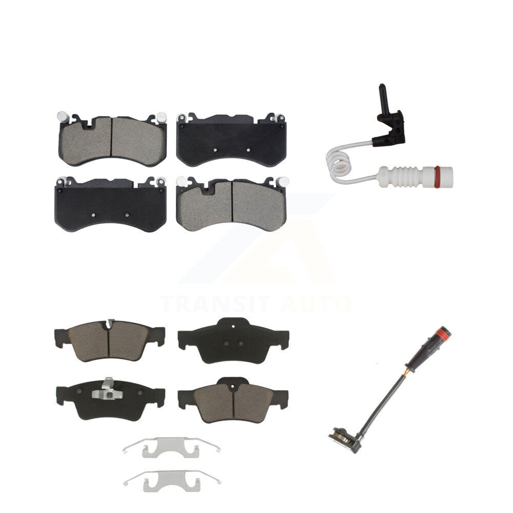 Kit de plaquettes de frein à disque en céramique et capteur d'usure, avant et arrière, pour Mercedes-Benz G63 AM
