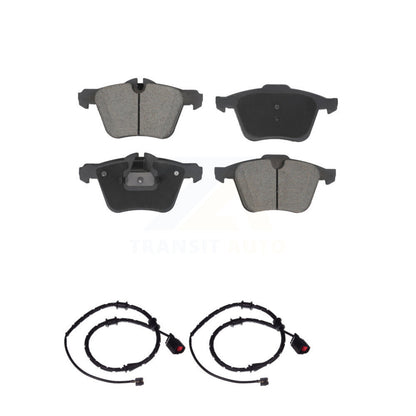 Kit de plaquettes de frein à disque avant en céramique et de capteurs d'usure, pour Jaguar XJ KCW-10117