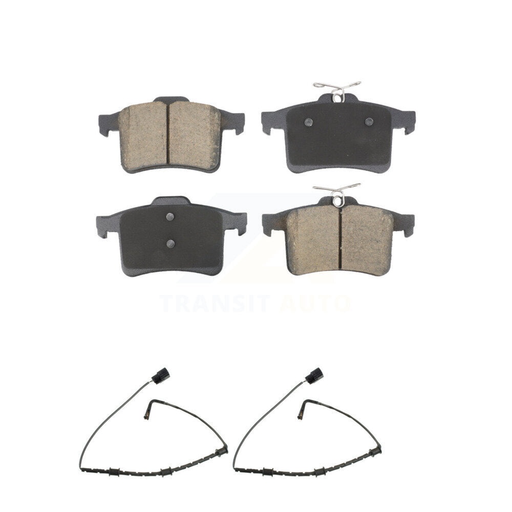 Kit de plaquettes de frein à disque en céramique arrière et capteur d'usure, pour Jaguar XJ XJR à partir du VIN # V9086