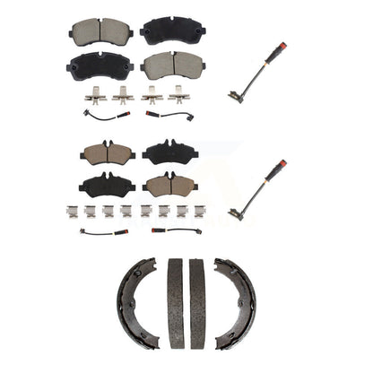 Kit de capteur d'usure supplémentaire de plaquettes de frein en céramique avant et arrière (5 pièces) pour Dodge Sprinter 350