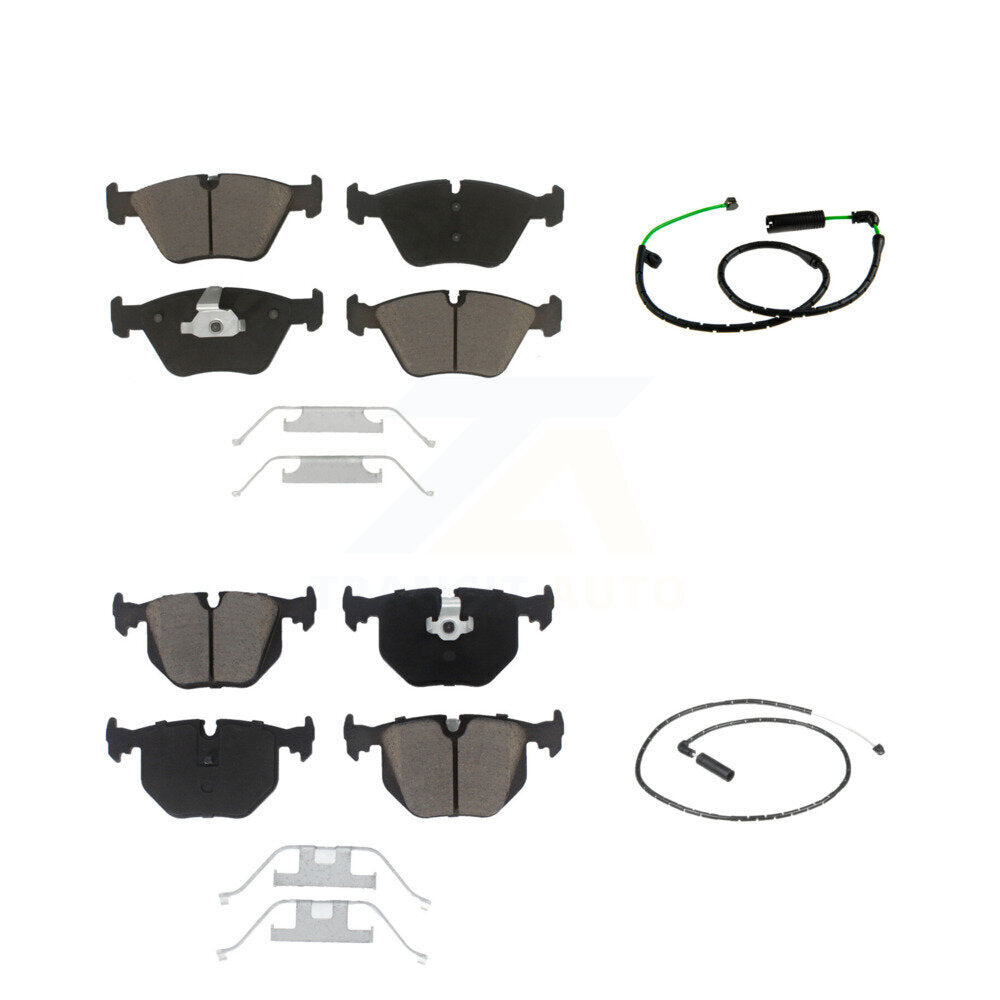 Kit de plaquettes de frein à disque en céramique et capteurs d'usure avant et arrière, pour BMW X3 3.0L