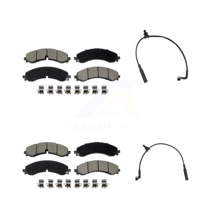 Kit de plaquettes de frein en céramique et capteur d'usure avant et arrière, pour GMC Chevrolet Sierra 2500 H
