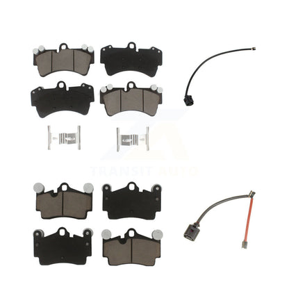 Kit de plaquettes de frein à disque en céramique et capteurs d'usure avant et arrière, pour Audi Q7 KCW-101291