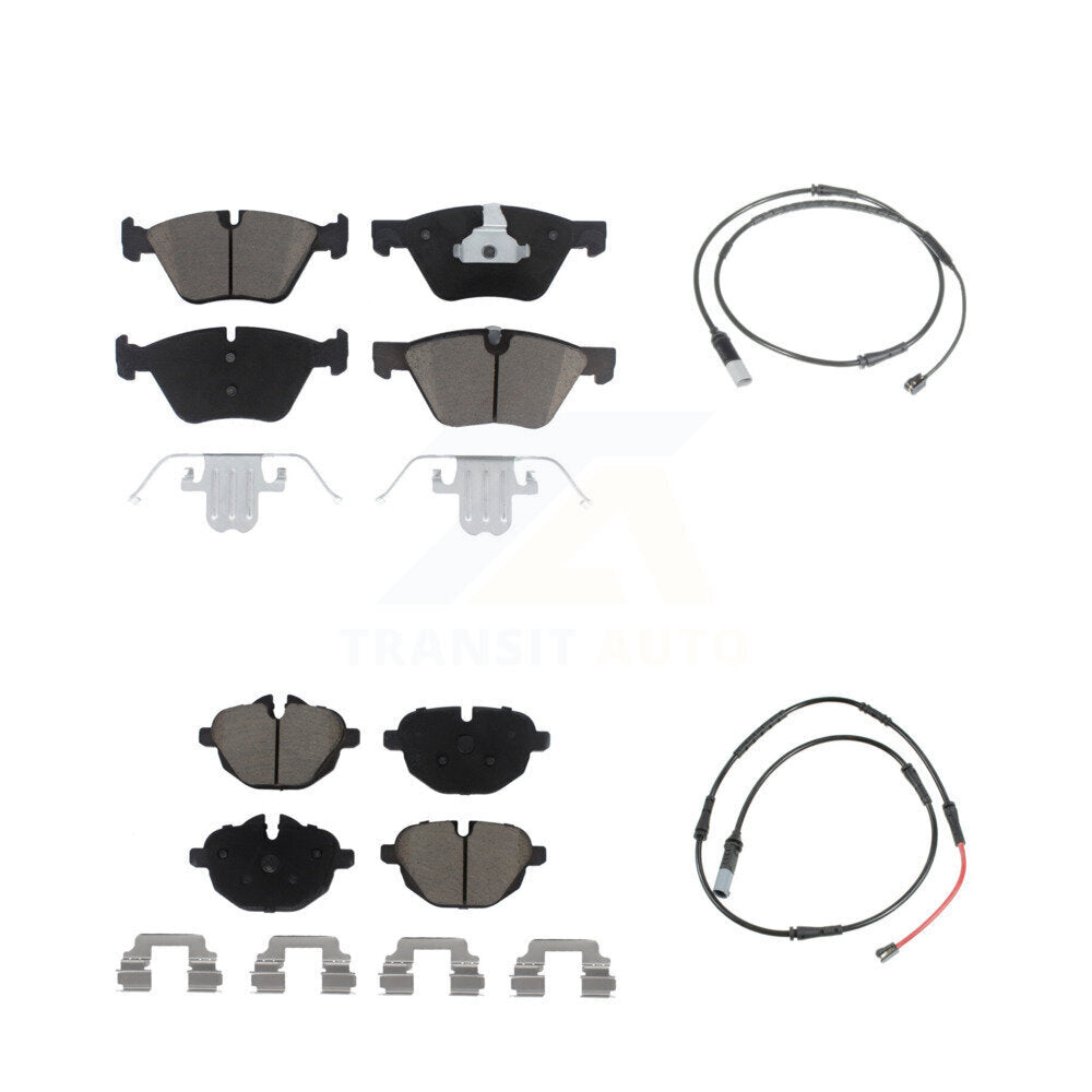 Kit de plaquettes de frein à disque en céramique et capteurs d'usure avant et arrière, pour BMW 528i KCW-101305