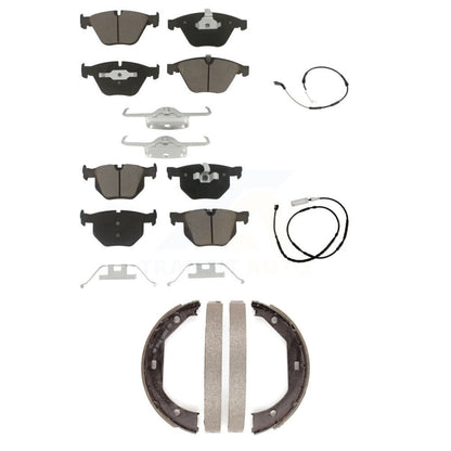 Kit de plaquettes de frein à disque en céramique et capteurs d'usure avant et arrière (5 pièces) pour BMW X1