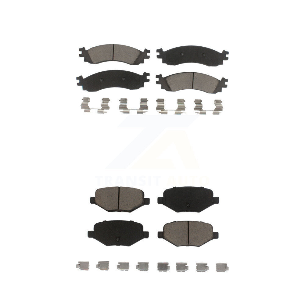 Kit de plaquettes de frein en céramique avant et arrière, pour Ford Taurus SHO 2010 – 2012 KCX-100002