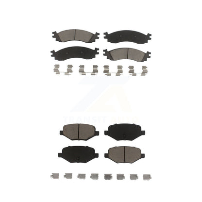 Kit de plaquettes de frein en céramique avant et arrière, pour Ford Taurus SHO 2010 – 2012 KCX-100002