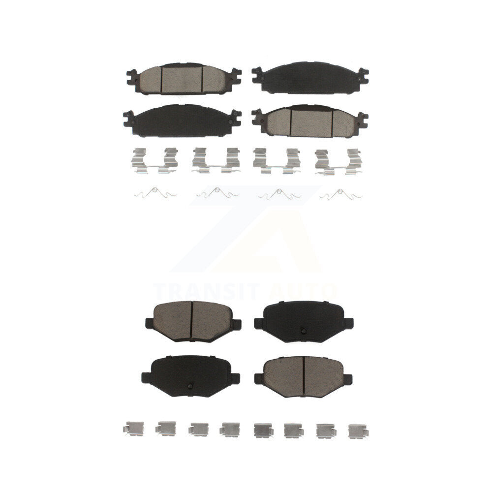 Kit de plaquettes de frein en céramique avant et arrière, pour Ford Explorer Flex Taurus Lincoln MKT MKS