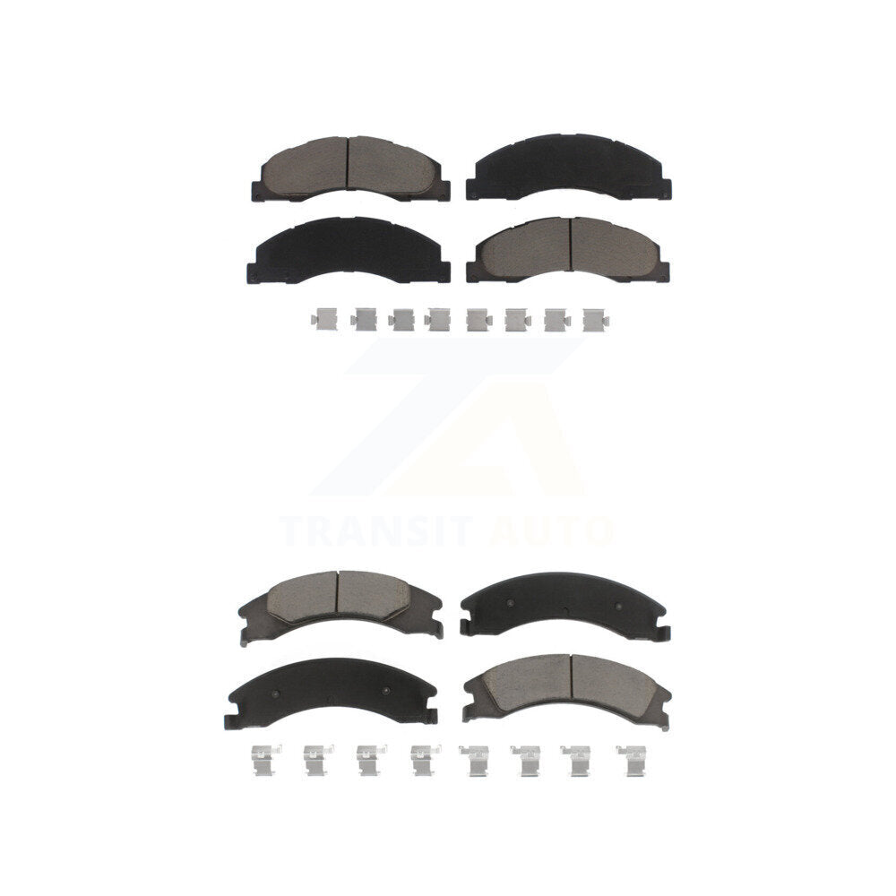 Kit de plaquettes de frein en céramique avant et arrière, pour Ford E-350 Super Duty E-250 E-150 E-450