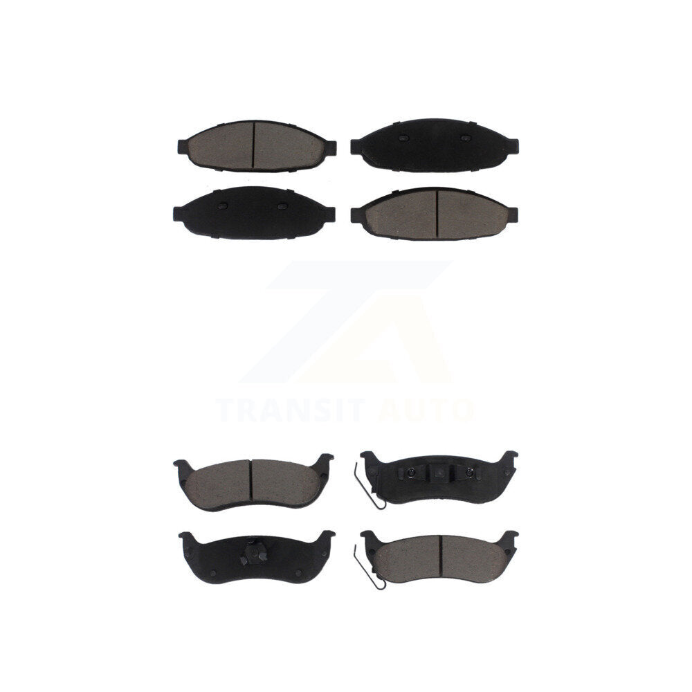 Kit de plaquettes de frein en céramique avant et arrière, pour Chrysler Pacifica 2004 – 2008 KCX-100006