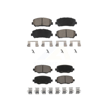 Kit de plaquettes de frein en céramique avant et arrière, pour Jeep Cherokee Chrysler 200 KCX-100011
