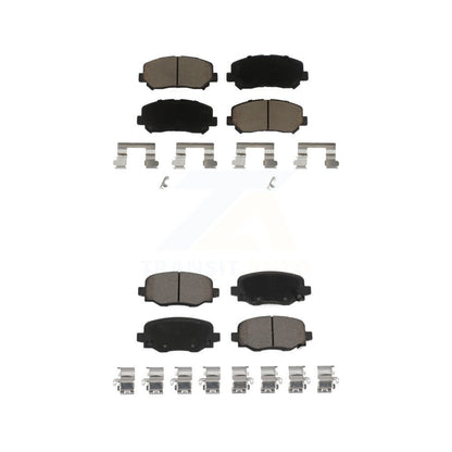 Kit de plaquettes de frein en céramique avant et arrière pour Chrysler 200 KCX-100012