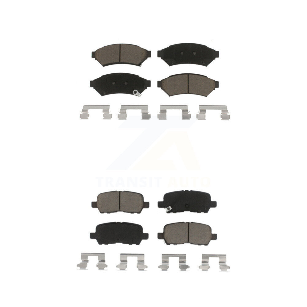 Kit de plaquettes de frein en céramique avant et arrière, pour Buick LaCrosse Pontiac Grand Prix Allure