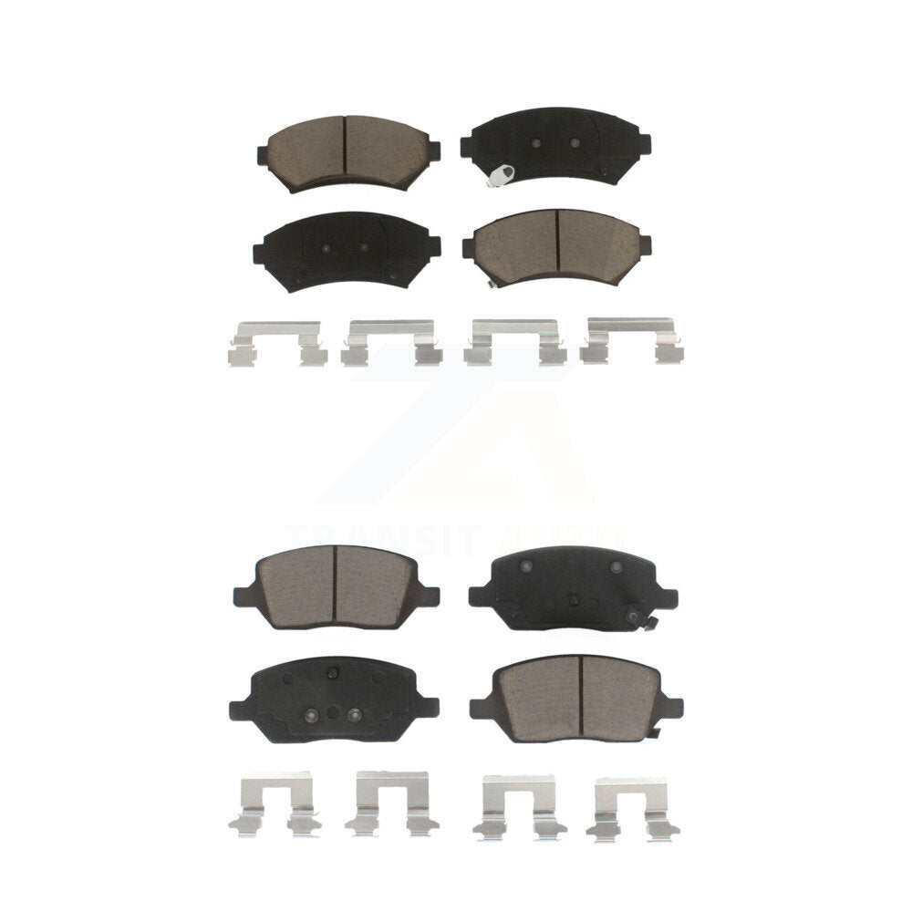 Kit de plaquettes de frein en céramique avant et arrière, pour Pontiac Montana FWD 2005 KCX-100019