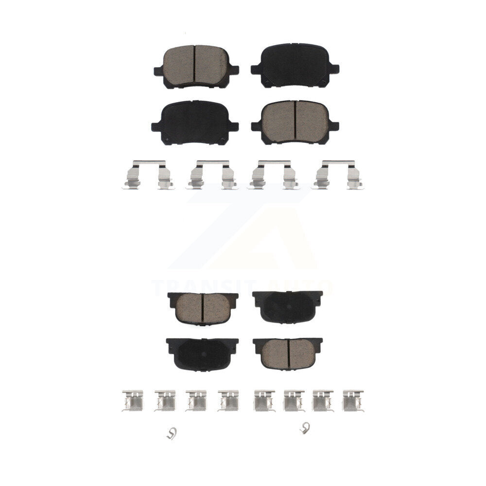Kit de plaquettes de frein en céramique avant et arrière, pour Toyota Camry Lexus ES300 KCX-100023