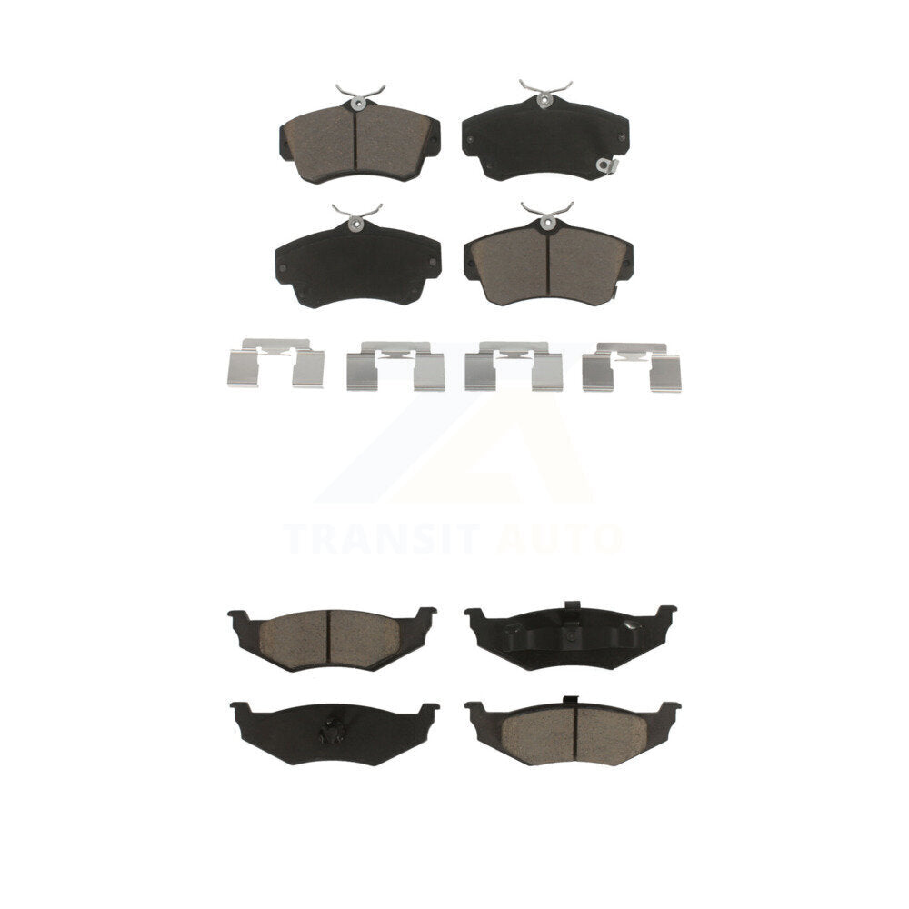 Kit de plaquettes de frein en céramique avant et arrière, pour Chrysler PT Cruiser Dodge Neon KCX-100025