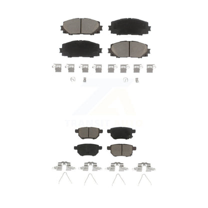 Kit de plaquettes de frein en céramique avant et arrière, pour Toyota Corolla Prius Prime Lexus CT200h