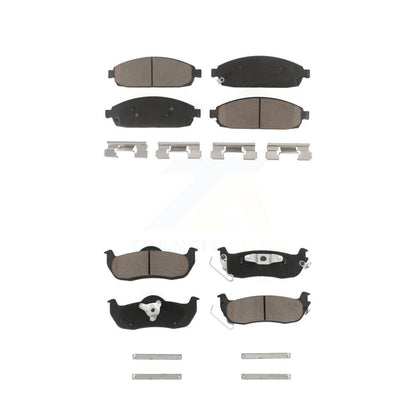Kit de plaquettes de frein en céramique avant et arrière, pour Jeep Grand Cherokee Commander KCX-100032